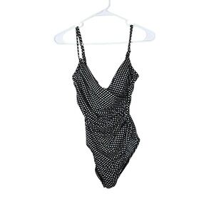 Magicsuit by Miraclesuit Polka Dot One Piece Swimsuit Size 10